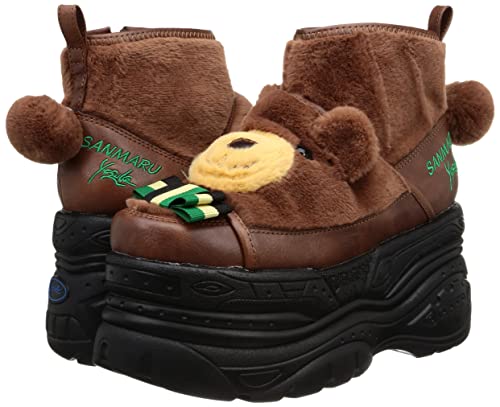 Yosuke Platform Shoes, 2601145, Women's, Brown Combination, Size 23.5 cm