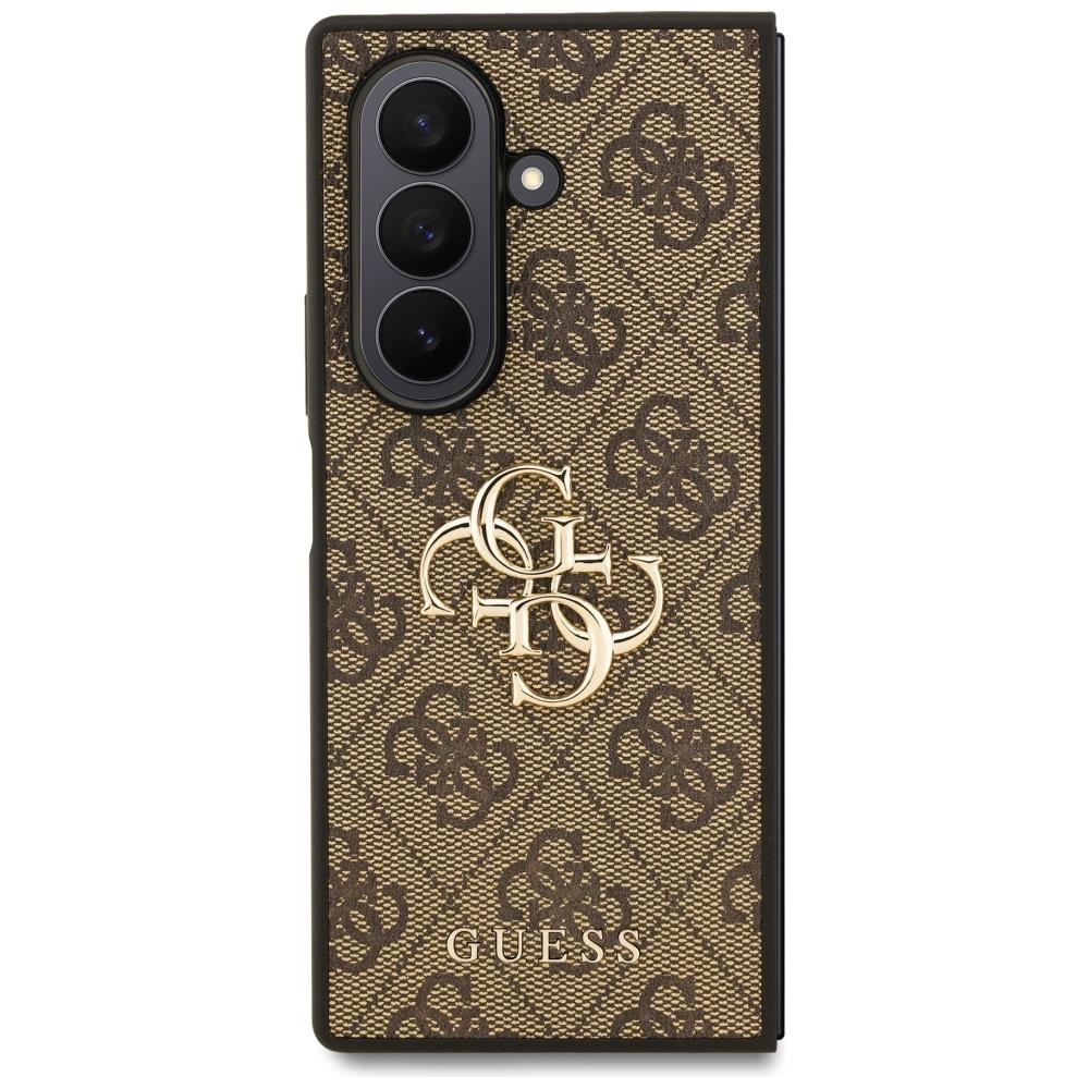 Guess Big 4G Logo Classic Logo Case for Samsung Galaxy Z Fold7 Brown