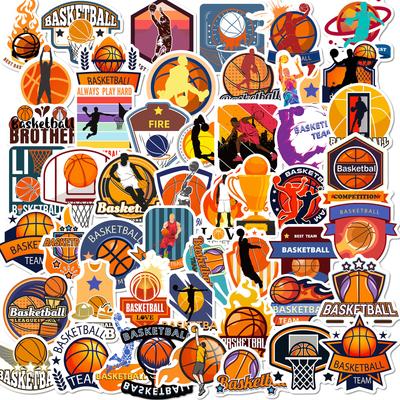 50 Hot Basketball Stickers Personalized Temu Sports Stickers Diy Skateboard Mobile Luggage