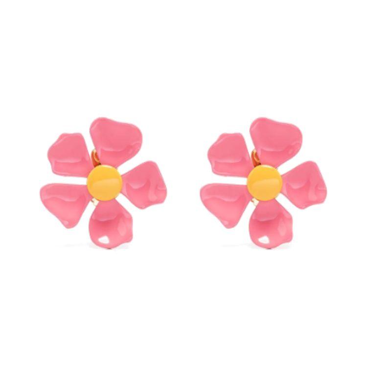 Moschino Back Embossed Logo Earrings Women earrings Pink A91638421 Pink,F