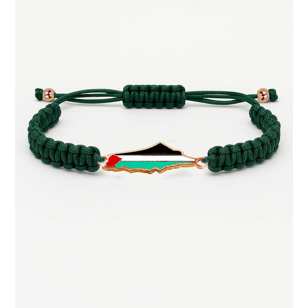 Map Bracelet Adjustable Bracelet Handmade Bracelet Adjustable For Purposeful Wear Support Unity Symbol