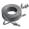 75FT 23 Meters Satellite Cable Copper Coring Rubber Housing IP68 Satellite Extension Cord for Flat
