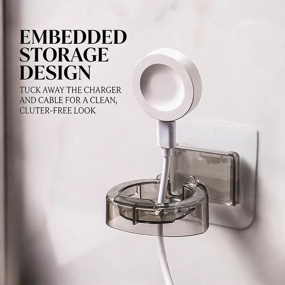 Adhesive Watch Charging Stand Wall Mounted Smart Watch Holder Watch Storage Rack Home Organization