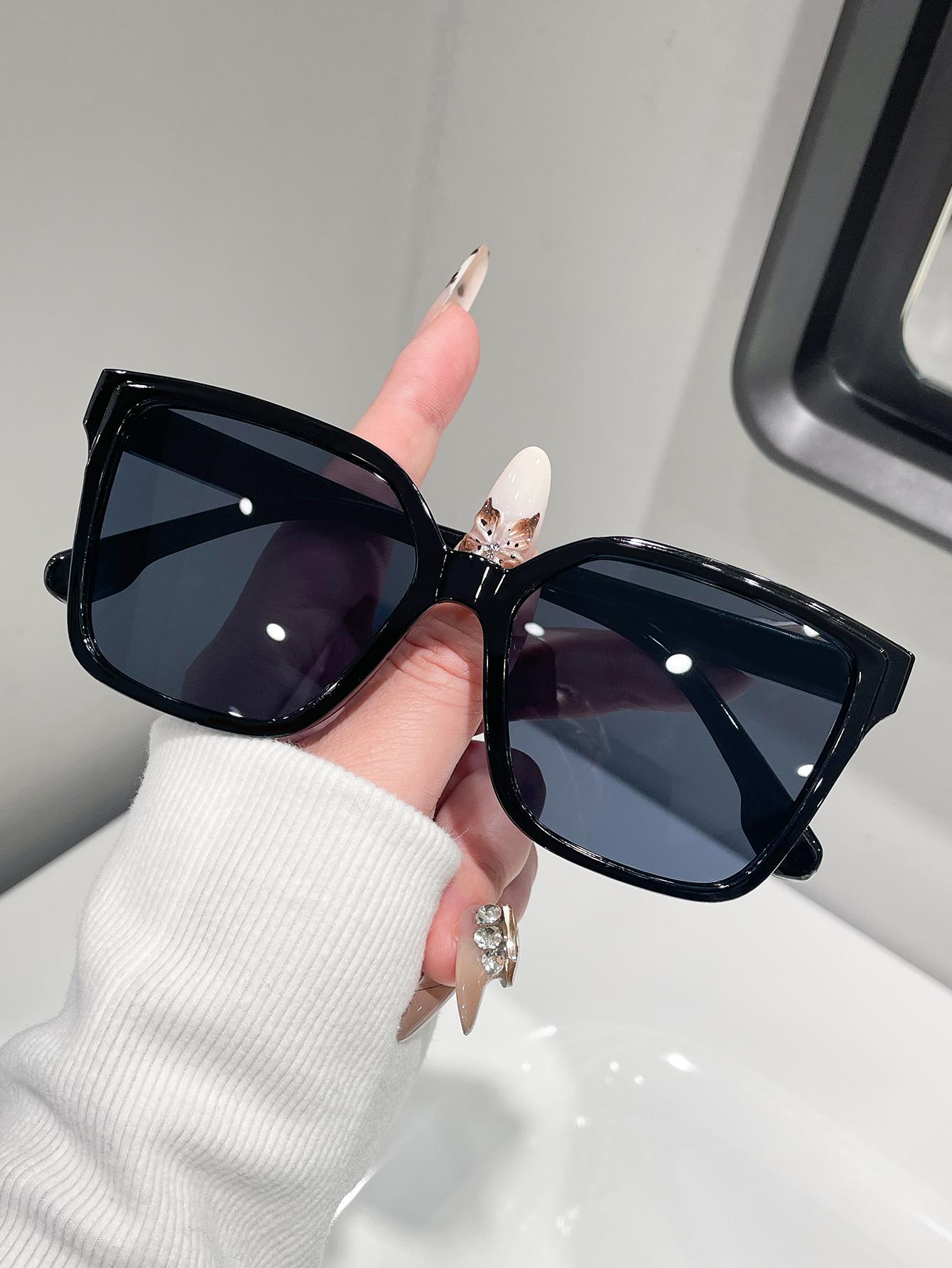 

Driving Sunglasses Large Frame Photography Specialty Glasses Face Shaping Natural Look Sun Protection Eyewear for Driving чорний