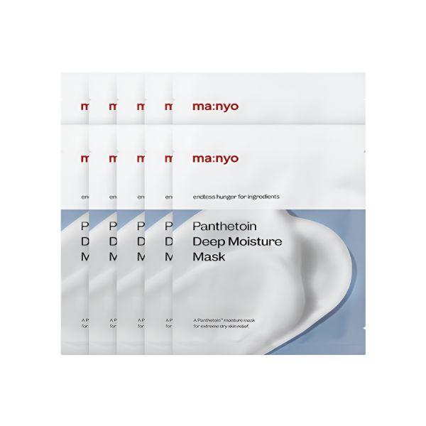 Manyo Factory Panthetoin Deep Moisture Mask Intensive Hydrating Barrier Repair Sheet Mask 30g x10