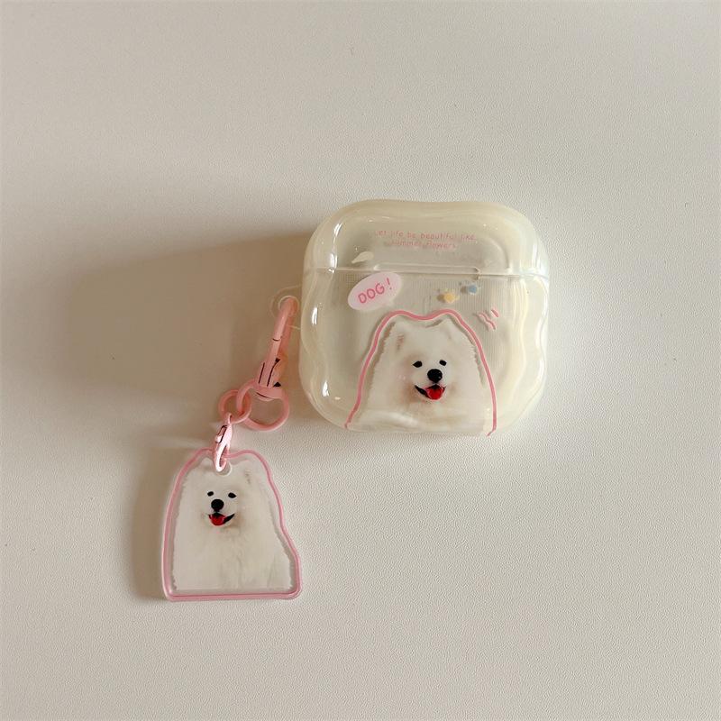 Cute cat and dog suitable for AirPods4 Apple Bluetooth wireless earphone case 2/3 generation pro2 protective case female