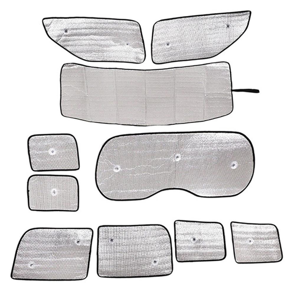 Κάλυμμα Ηλιοπροστασίας Παραθύρου Μπροστινού Πίσω Παρμπρίζ Ηλιοφάνεια Αντι-UV Μονωτικό Μαξιλαράκι Για Land Rover Defender 2012-2024 Αξεσουάρ Αυτοκινήτου