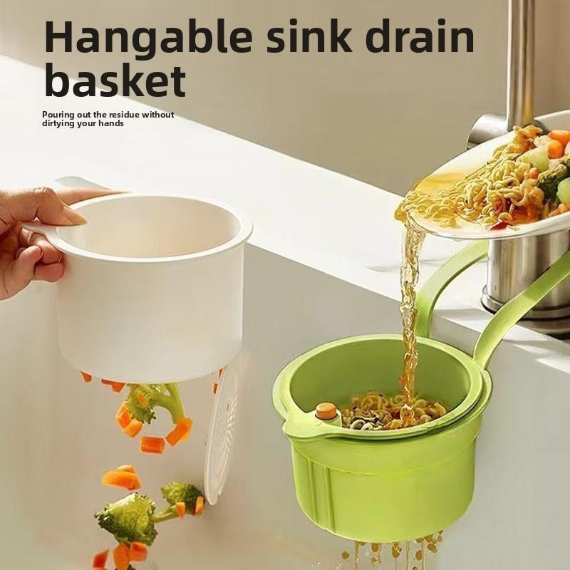 Verstopfungsfreier Spülenablaufkorb für Küche und Haushalt, Eine hängende Spüle zum Trennen von Speiseresten, Ein Filterkorb zum Abgießen