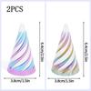 1/2Pcs Giant Rotating Pyramid 3D Spiral Cone Pyramid  Cone Toys Spiral Calabash Ornament Stress Relief Fidget Toys