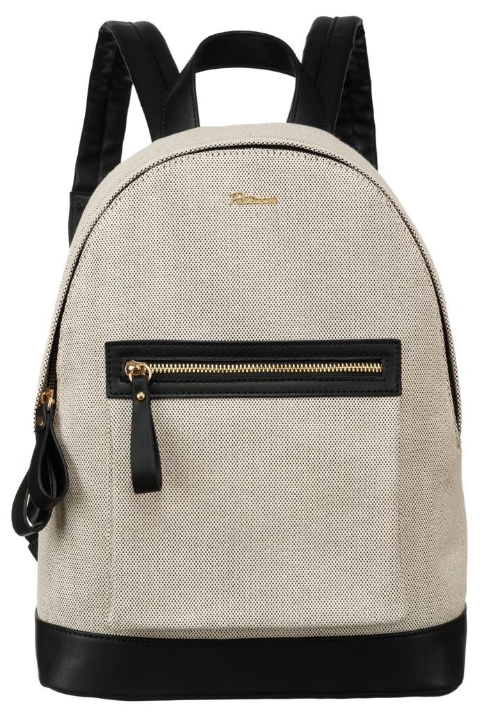 PTN CAN-05-5815 Nat-Black Canvas Backpack