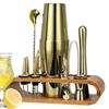 Bar Tools Stainless Steel Mixer Set Cocktail Mixer Mug 12-Piece Set Snow Jug Mixer Full Set