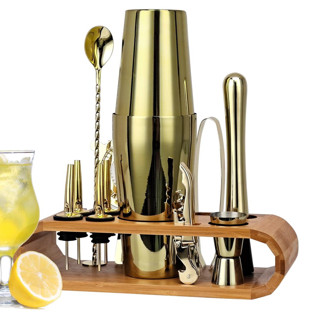 Bar Tools Stainless Steel Mixer Set Cocktail Mixer Mug 12-Piece Set Snow Jug Mixer Full Set