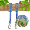 Weather Resistant 150cm Blue Hammock Attachment Rope with Hook for Outdoor Tree Hanging Chair and Playgrounds Activity