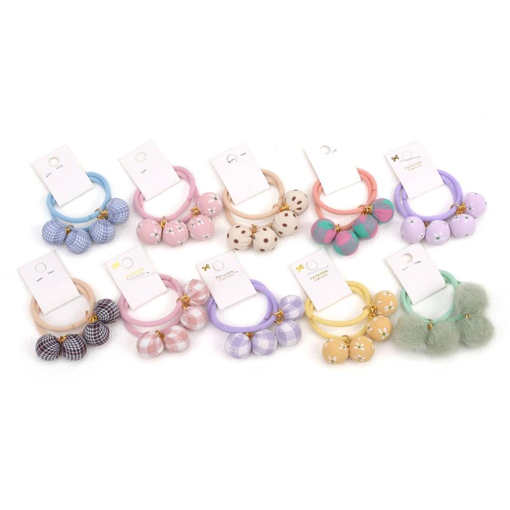 BIANHUAN Haargummis Kinder Bonbons 20-teiliges Set Haarschmuck Haargummis Kinder Mädchen Babyband Baby Haarschmuck Bunte Haarspange Süße Krone