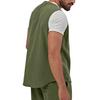 Men's Lightweight Button Front Linen Vest Sleeveless Casual Summer Shirt Non-Iron Breathable Fabric Relaxed Fit