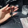 Fashionable Love Heart Knots Handbag Charm Stylish Keychain Pendant Keychain Ornament for Ladies and Trendy Women