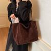 Vintage Underarm Bag Women's Large Capacity Shoulder Bag Commuter Tote Bag