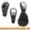 Car Hand Speed Manual Gear Shift Knob For Mercedes Benz C-Class W202 W208 E-Class W210 W203 S203 W245 W169 (04-12)/ W168 (97-04)