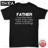Definition of Fathers Day Gift for Dad Daddy Papa Unisexs T Shirt Tee Top Tshirt Graphic Chill Gothic T Shirt Short Sleeve Tee