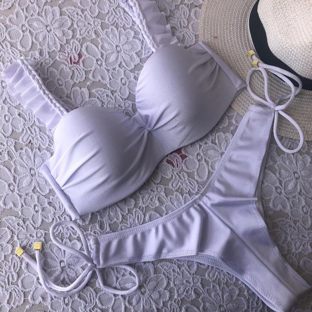 Underwire Bikini Swimsuit High Waist Swimwear for Women Push Up Two Piece Bathing Suits Push Up Summer Female