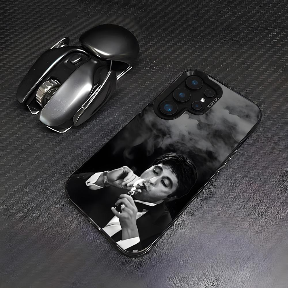 Scarface T-Tony Montana Phone Case For Samsung S26 S25 Plus S20 S20 Plus S22 Ultra S23 FE S21 Plus S21 Ultra Colorful Cover