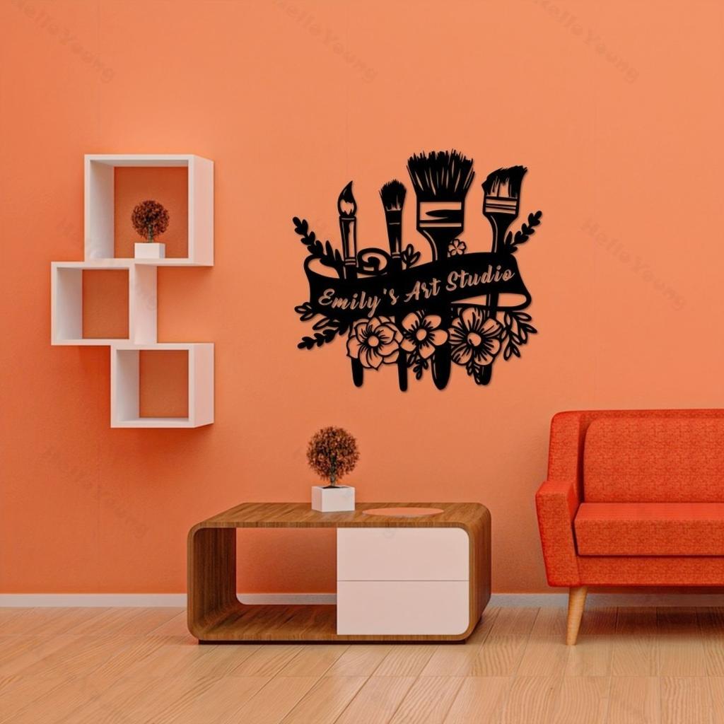 Custom Dental Metal Wall Art Surname Sign Home Door Decor