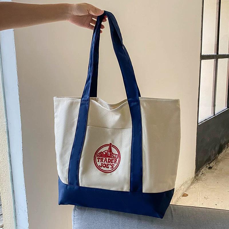 Sac fourre-tout mode écologique Trader Joe's - Sac à bandoulière en toile durable