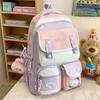 Children's Schoolbags Elementary School Girls Junior High School Students High Looking Multi Layer Backpack