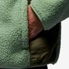 Jordan Spliced Fabric Stand Collar Zip-Up Casual Sports Jacket Men Jackets Green FV8450-343