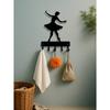 1pc Ballerina Wall Hook Decorative Metal Hooks for Entryway Kitchen Multi-Purpose Storage Holder for Hanging Mugs Towels Keys Bags Coats