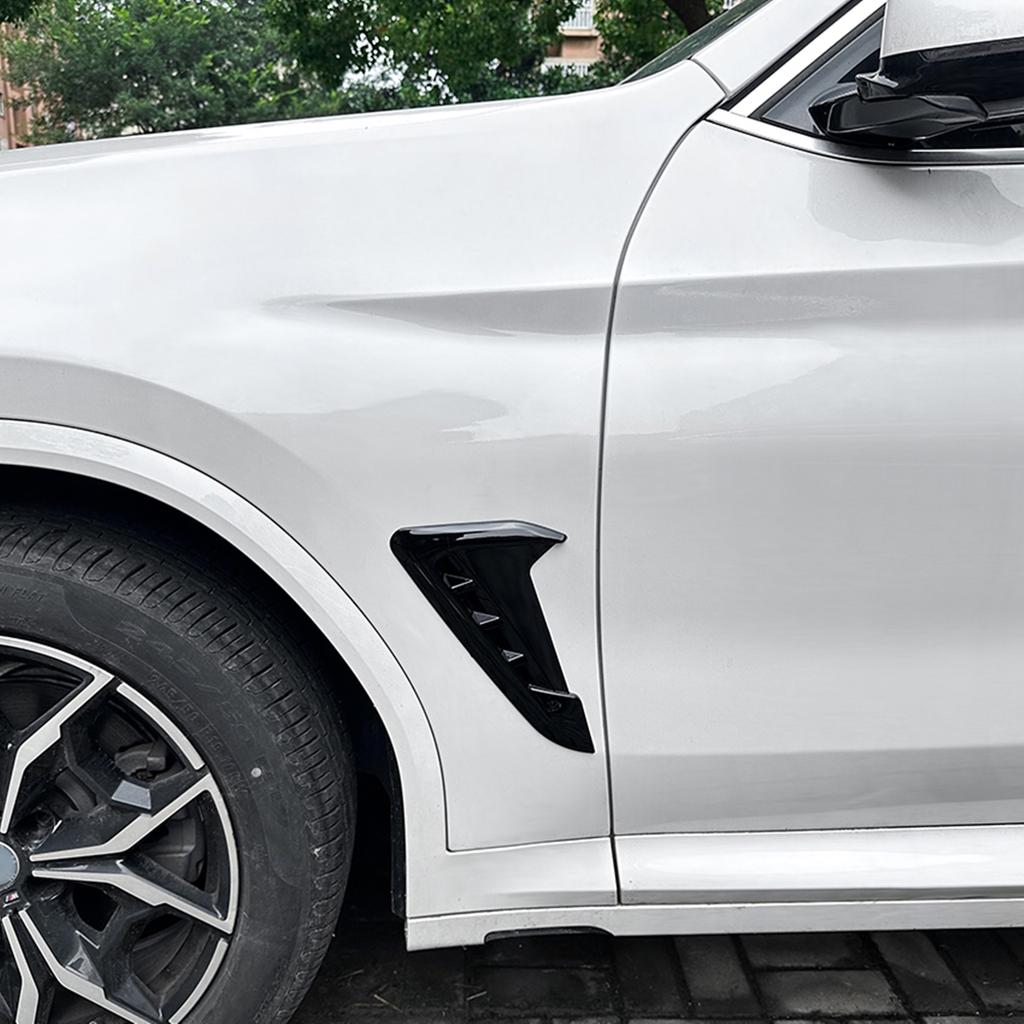 Kotflügel Seite Luftauslass Abdeckung Zierleiste Für BMW X3 G01 X4 G02 M Sport 2018 2019 2020 2021-2023+ Schmutzfänger Kotflügel Auslass Dekorativ
