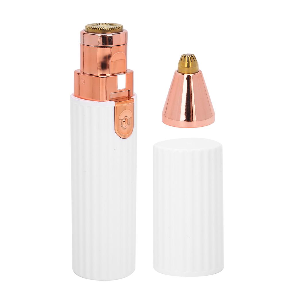 2in1 Mini Eyebrow Trimmer Electric Lip Cheek Hair Remover Facial Shaver Hair Removal Tool