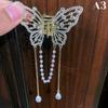 Exquisite  Butterfly Tassel Hair Claw Korean Style Pearl Hair Clip