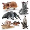 Kids Hamster Snail Pvc Animal Model With Realistic Insects For Educational Play
