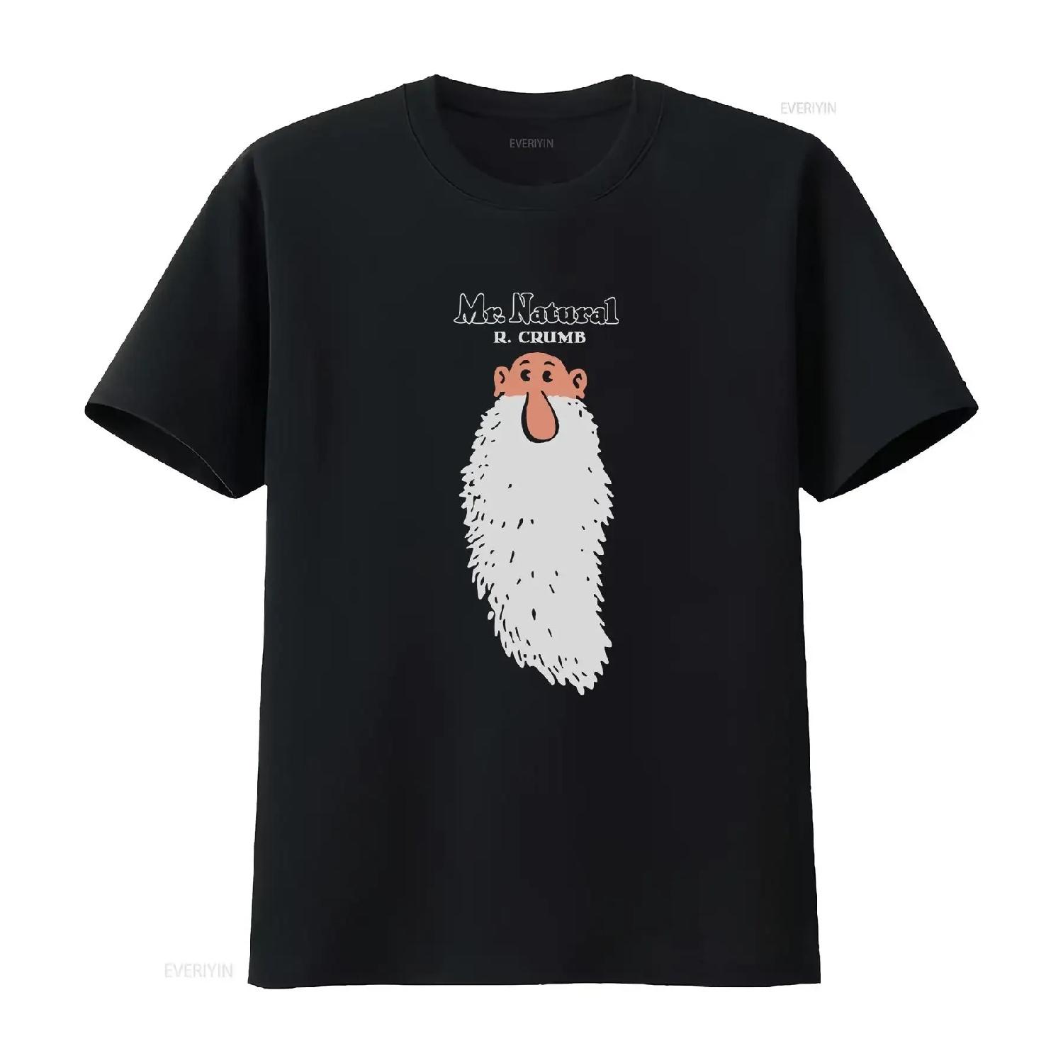 

mr natural tee head funny logo L size vintage Washed Comfortable Casual homme Top For Everyday Wear Soft designer clothes XXXXXL різнокольоровий