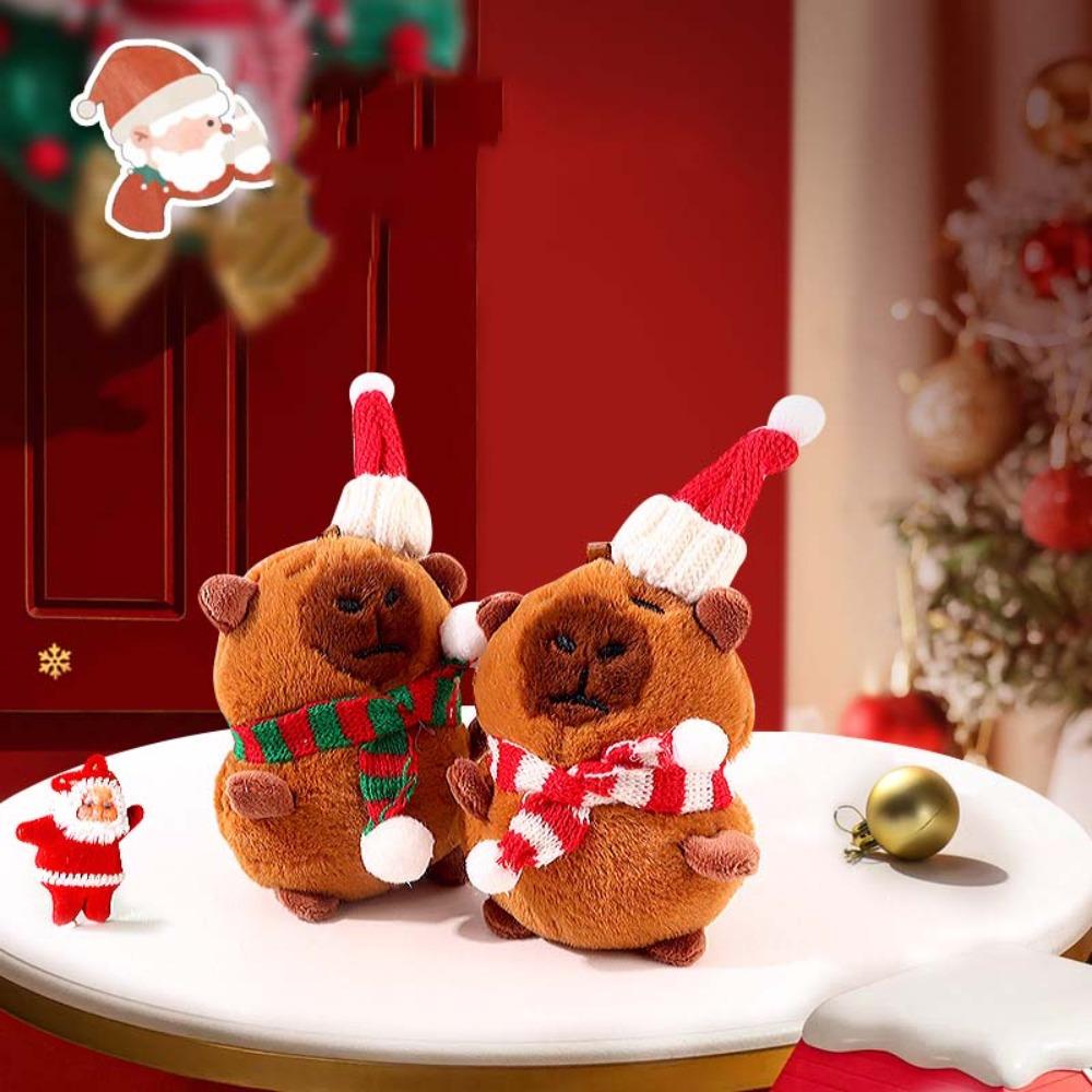 

Мультяшный шарф капибара брелок PP хлопок плюшевые животные брелок украшения style5