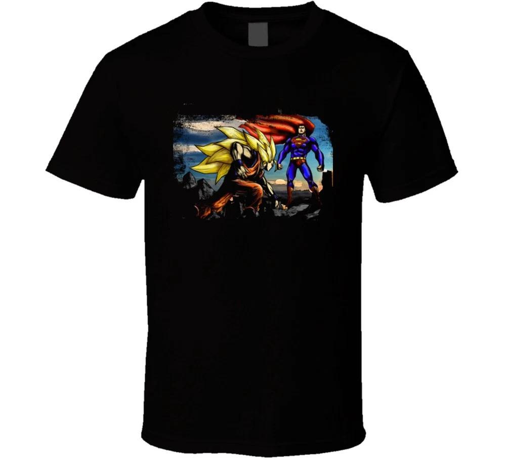 Goku Vs Superunisex Anime East West T Shirt S