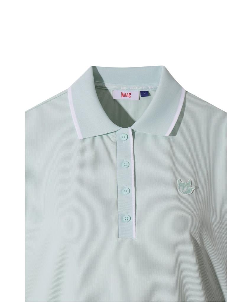 WAAC Athletic Slim Fit Rib Polo Wltcm26404Mix