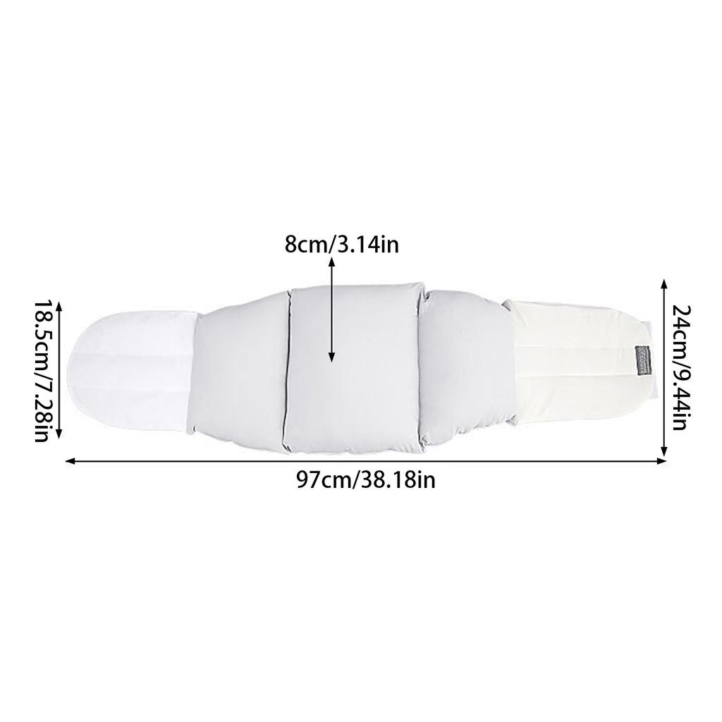 Waist Pillow Back Brace Support Belt Side Reclining Lumbar Support Belt Warming Brace for Back Lower Back Lumbar Pain Relief