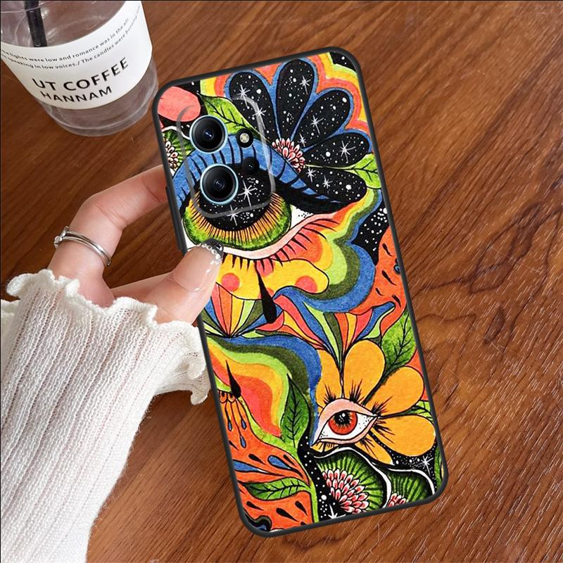 Colorful Psychedelic Art Case For Xiaomi Redmi 14C 13C 12C 10C Redmi Note 14 13 11 9 10 12 Pro 9S 10S 11S 12S Cover