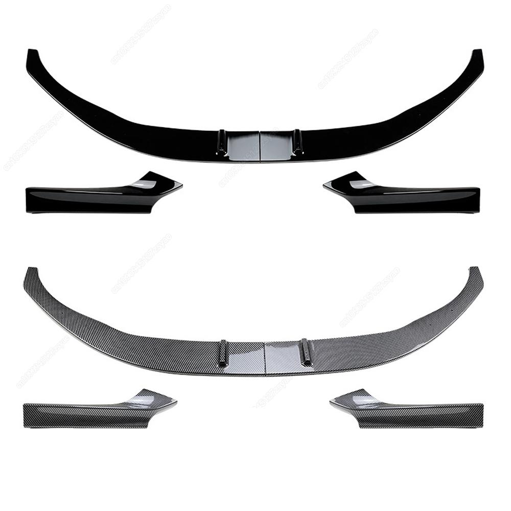 4Pcs Front Bumper Lip Splitter For BMW 2 Series F22 F23 M235i M240i 220i 228i 230i M-Sport 2014-2021 Car Canard Spoiler Bodykits