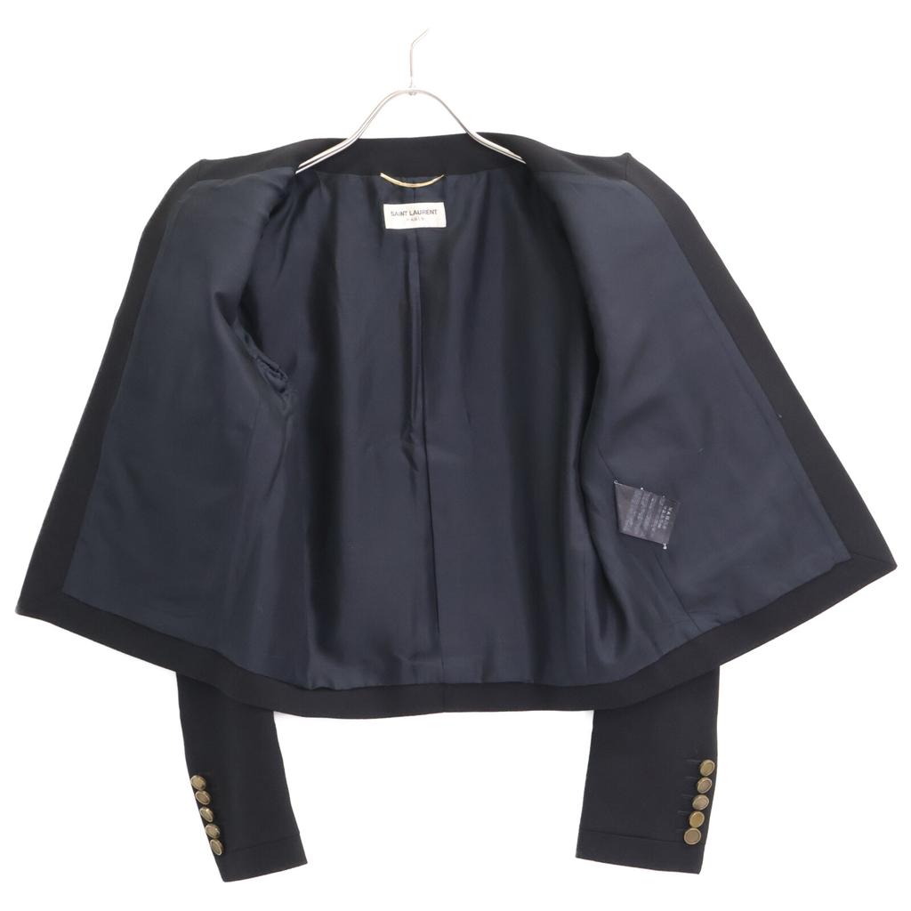 Saint Laurent Paris [Excellent Condition/Domestically Authorized] 321520 Eddie Era Gold Button Napoleon Jacket 38 blackUsed