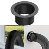 Conector cu flanșă de perete ABS Adaptor țeavă de aerisire Imbinare rotundă pentru conductă pentru țeavă de ventilație Conexiune conductă de aer 100/125/150mm