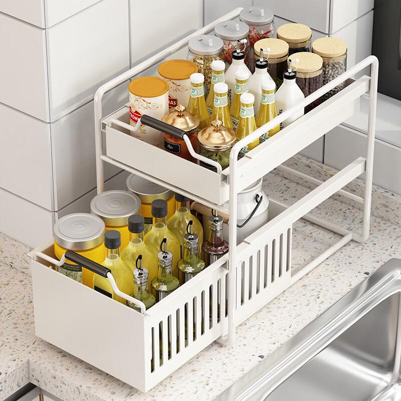 Multifunctional Pull-Out Cabinet Storage Shelf
