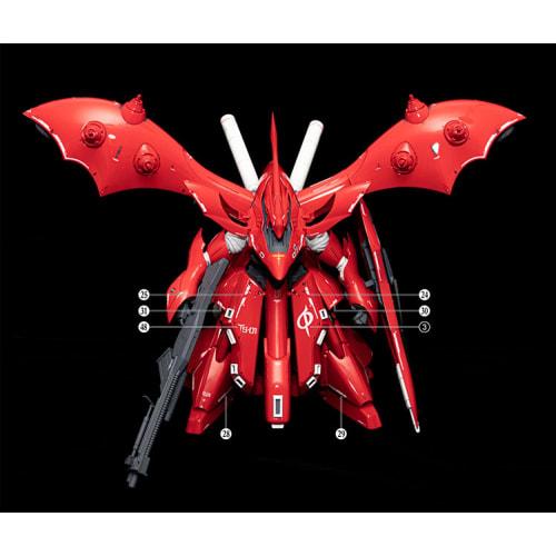 Fluorescent!! HG RG MG PG RE HiRM Robot MS Detail-Up Water Transfer Decals (for HGUC 1/144 Nightingale)