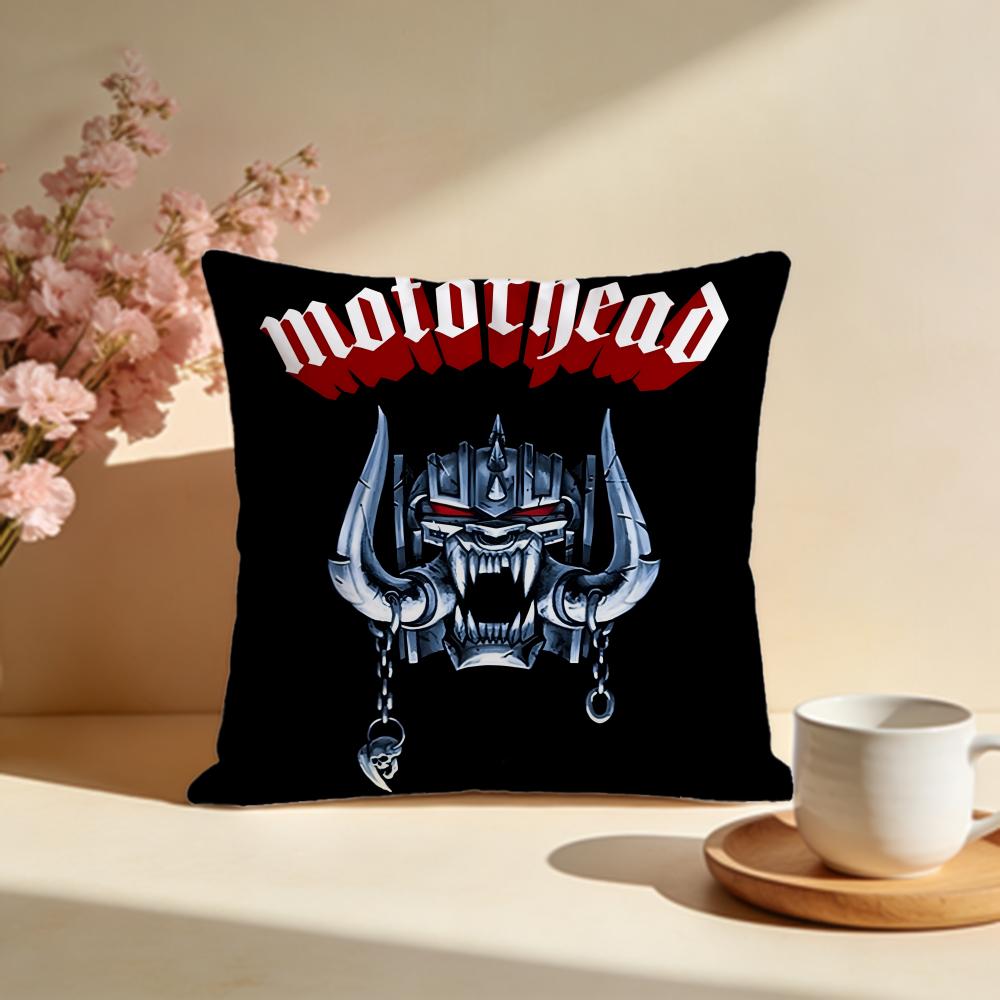 Stylish MMotorheadsful Cushion Cover Stylish Washable Pillow Cover Ideal for Couch Bedroom Car Decoration