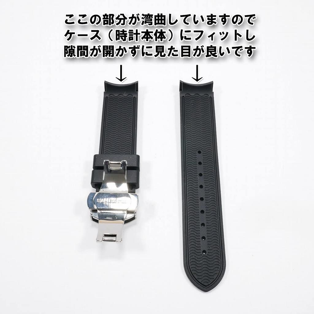 Swatch x OMEGA Exclusive Rubber Strap with D-Buckle (Black)