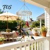Decorative Hanging Ornaments for Home Graceful Bird Wind Chime, Stained Outdoor Sun Catcher Windchime, Colorful Yard Garden Chimes Decorations,