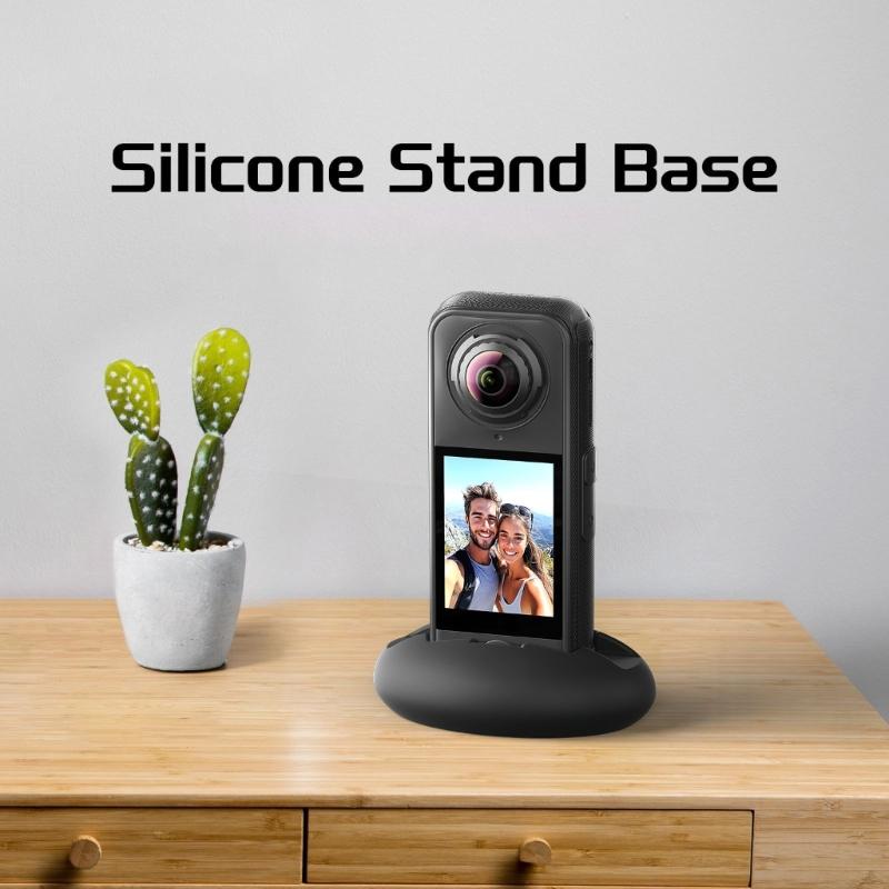 Silikonbasis Kamera Desktop-Halterung Präzises Schnittdesign Anti-Rutsch-Basis für X4 Air Outdoor-Abenteuer Fotografie Zubehör