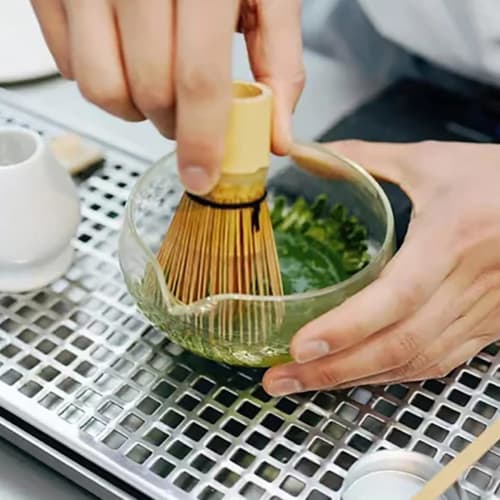 100-Stand Bamboo Chasen Whisk for Matcha Powder, a Traditional Craft for Tea Ceremony, Compact, Lightweight, Easy To Use, Quick Drying, and Reusable